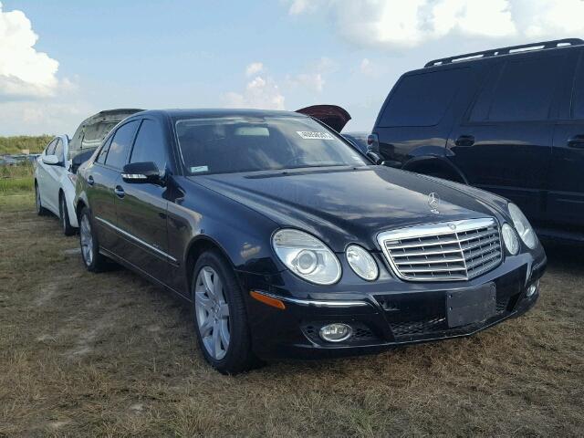 WDBUF56X57B034496 - 2007 MERCEDES-BENZ E 350 BLACK photo 1