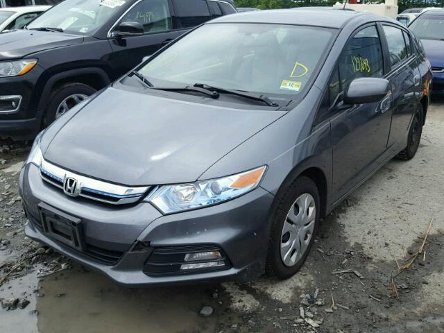 JHMZE2H3XCS002249 - 2012 HONDA INSIGHT GRAY photo 2