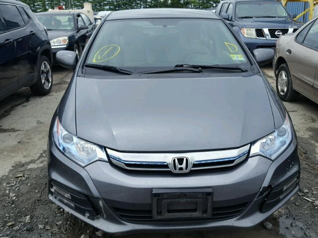 JHMZE2H3XCS002249 - 2012 HONDA INSIGHT GRAY photo 9