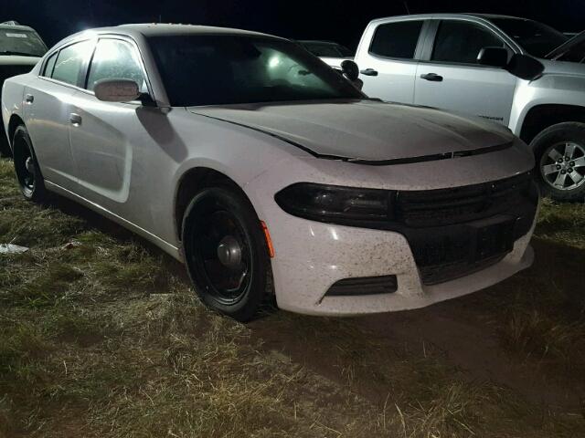 2C3CDXAT9FH906904 - 2015 DODGE CHARGER WHITE photo 1