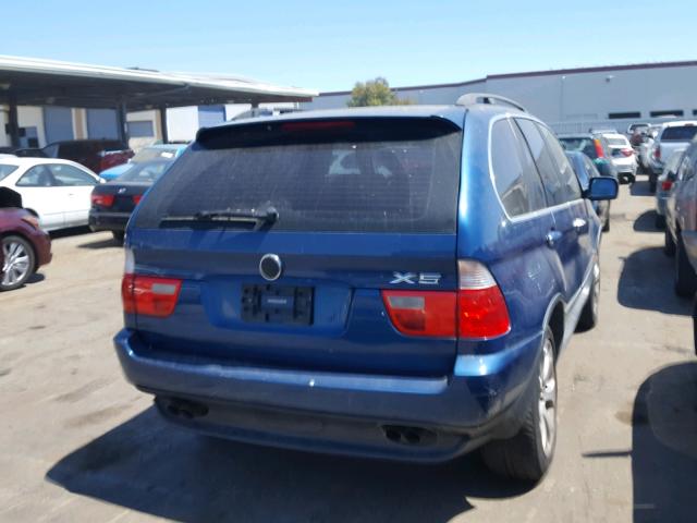 WBAFB3349YLH02400 - 2000 BMW X5 4.4I BLUE photo 4