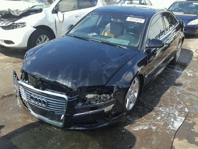 WAULL44E86N011841 - 2006 AUDI A8 4.2 QUA BLACK photo 2