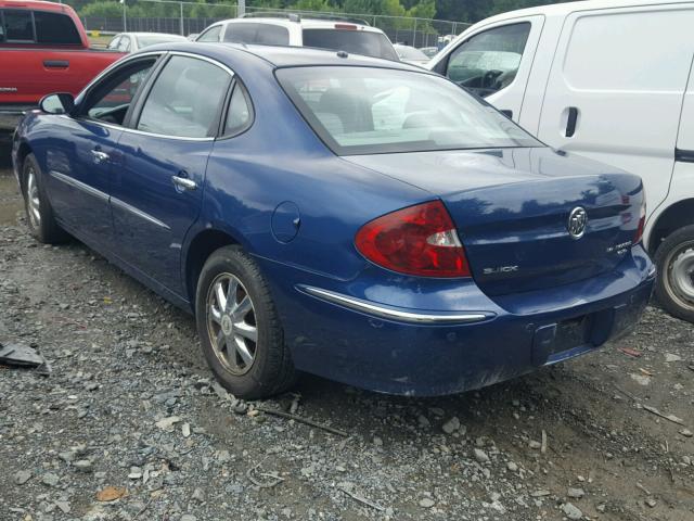 2G4WD562351286664 - 2005 BUICK LACROSSE C BLUE photo 3