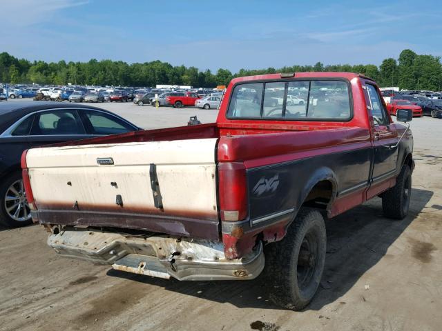 1FTHF26MXNNA01187 - 1992 FORD F250 TWO TONE photo 4