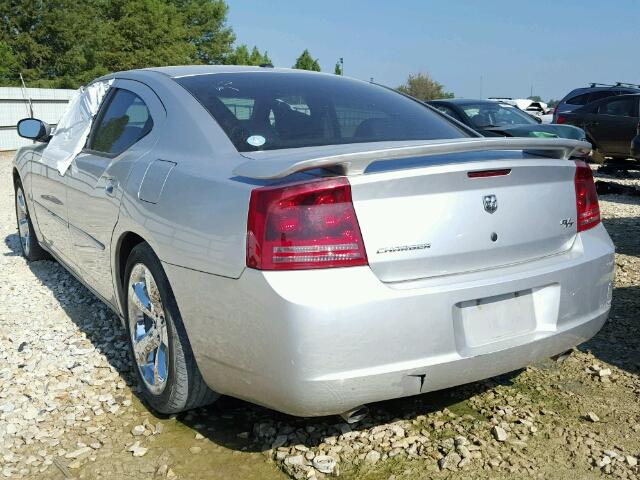 2B3KA53H46H301591 - 2006 DODGE CHARGER R/ SILVER photo 3