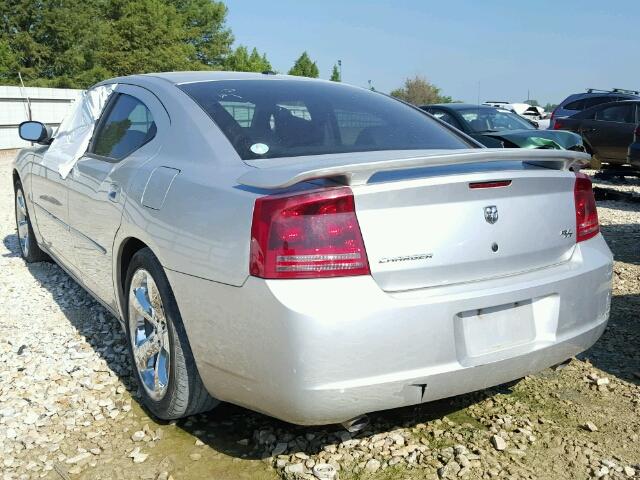 2B3KA53H46H301591 - 2006 DODGE CHARGER R/ SILVER photo 9