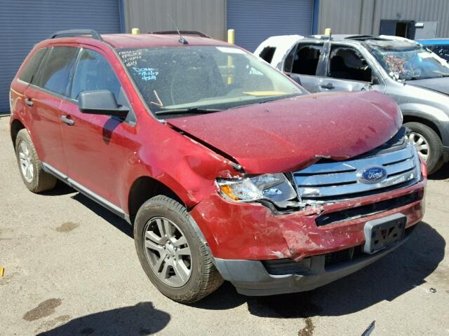 2FMDK36C37BA91624 - 2007 FORD EDGE SE RED photo 1