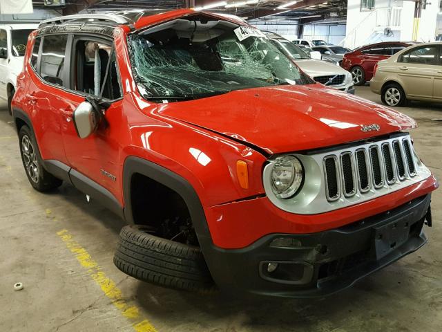 ZACCJADT5FPB30685 - 2015 JEEP RENEGADE L RED photo 1