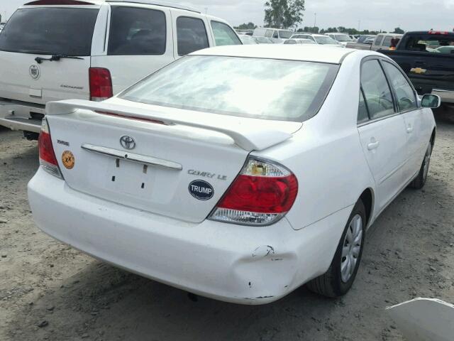 4T1BE32K46U727164 - 2006 TOYOTA CAMRY LE WHITE photo 4