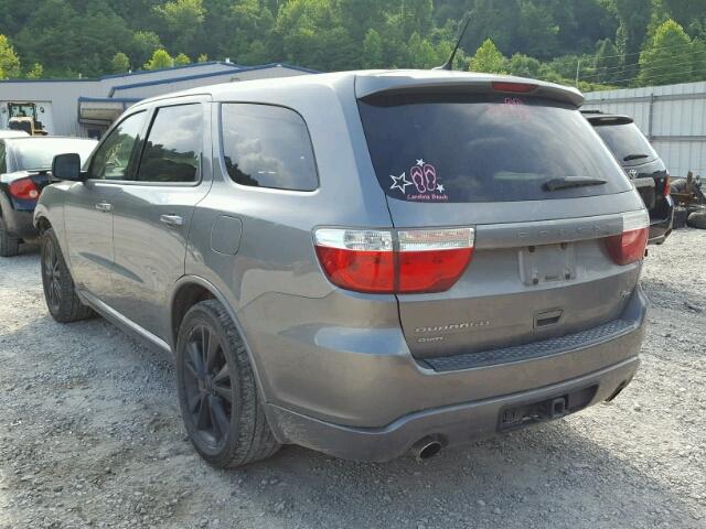 1C4SDJCT6CC147600 - 2012 DODGE DURANGO R/ GRAY photo 3