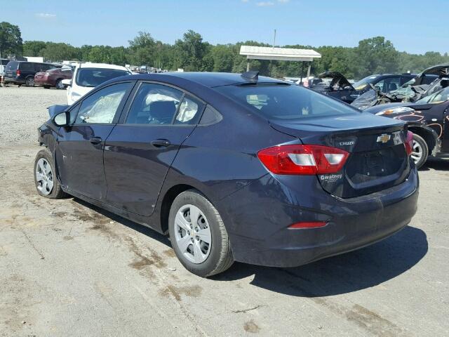 1G1BC5SM2G7278633 - 2016 CHEVROLET CRUZE LS BLUE photo 3