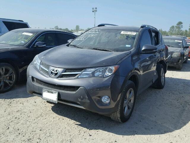 2T3WFREV5FW147582 - 2015 TOYOTA RAV4 GRAY photo 2