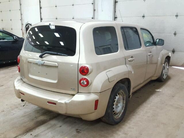3GNDA13D38S527738 - 2008 CHEVROLET HHR LS ოქროსფერი ფოტო 4