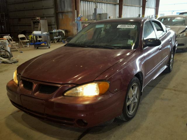 1G2NF52E14M587807 - 2004 PONTIAC GRAND AM S 栗色 照片 2