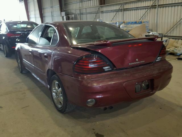 1G2NF52E14M587807 - 2004 PONTIAC GRAND AM S 栗色 照片 3