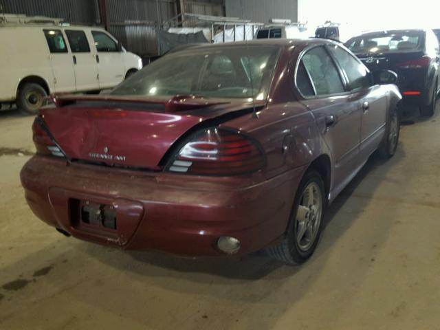1G2NF52E14M587807 - 2004 PONTIAC GRAND AM S 栗色 照片 4