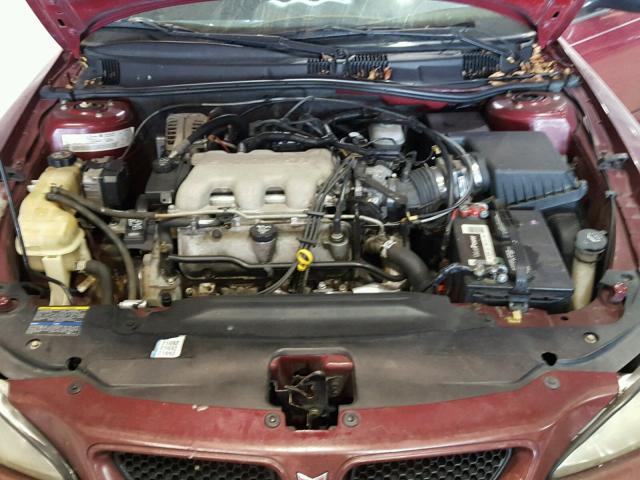 1G2NF52E14M587807 - 2004 PONTIAC GRAND AM S 栗色 照片 7