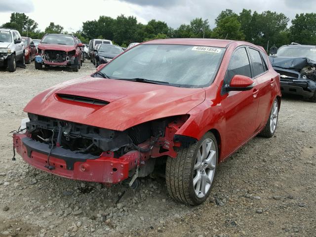 JM1BL1H38A1335104 - 2010 MAZDA SPEED 3 RED photo 2