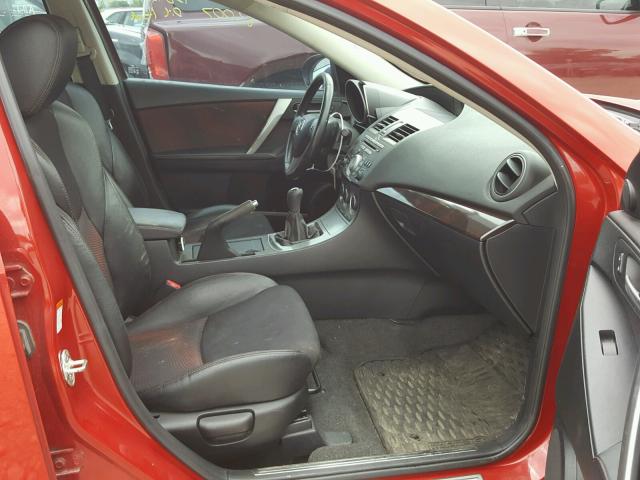 JM1BL1H38A1335104 - 2010 MAZDA SPEED 3 红色 照片 5