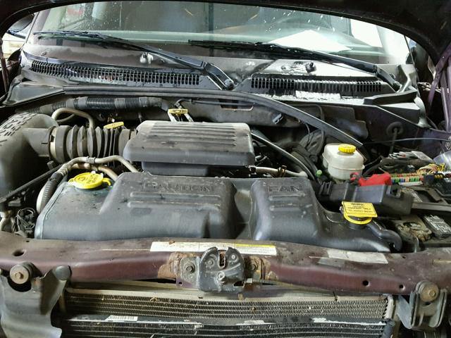 1D4HS38N93F591688 - 2003 DODGE DURANGO SP MAROON photo 7