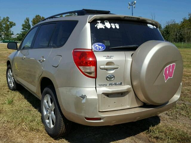 JTMBD31VX76041834 - 2007 TOYOTA RAV4 GOLD photo 3