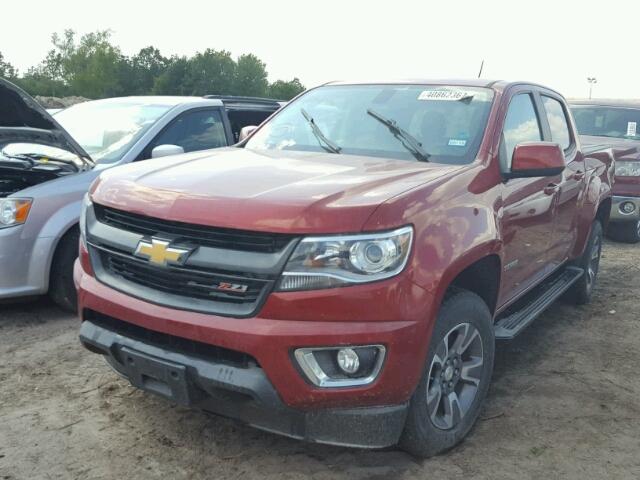 1GCGSCE31F1228668 - 2015 CHEVROLET COLORADO MAROON photo 2