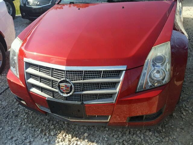 1G6DP57V080117720 - 2008 CADILLAC CTS HI FEA BURGUNDY photo 9