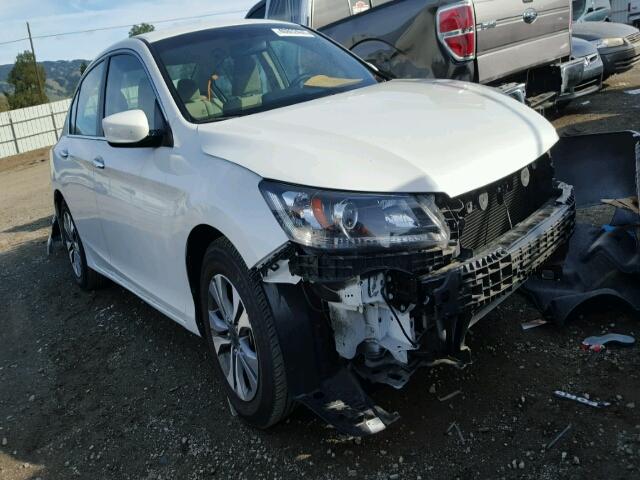 1HGCR2F31DA170160 - 2013 HONDA ACCORD LX WHITE photo 1