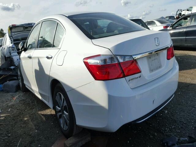 1HGCR2F31DA170160 - 2013 HONDA ACCORD LX WHITE photo 3