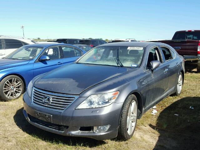 JTHBL5EF8C5111279 - 2012 LEXUS LS GRAY photo 2