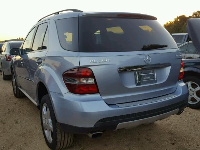 4JGBB86E48A360328 - 2008 MERCEDES-BENZ ML 350 SILVER photo 3