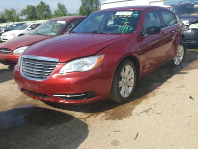 1C3CCBBB9CN215886 - 2012 CHRYSLER 200 TOURIN RED photo 2