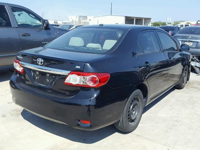 JTDBU4EE8B9146136 - 2011 TOYOTA COROLLA BA BLACK photo 4