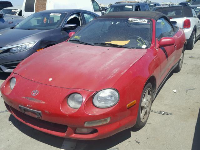 JT5FG02T3T0035645 - 1996 TOYOTA CELICA GT RED photo 2