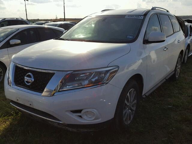 5N1AR2MN8EC633889 - 2014 NISSAN PATHFINDER WHITE photo 2