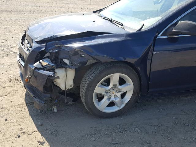 1G1ZB5E14BF204809 - 2011 CHEVROLET MALIBU LS BLUE photo 9