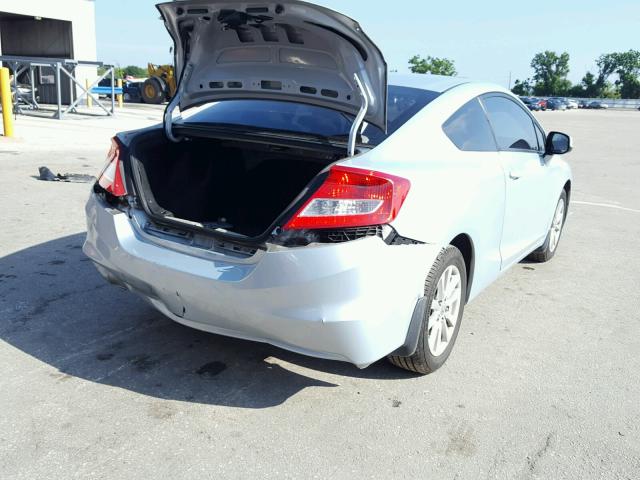 2HGFG3B04CH500121 - 2012 HONDA CIVIC EXL 蓝色 照片 4