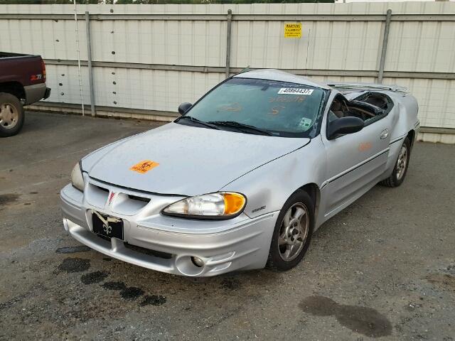 1G2NW12E23C306398 - 2003 PONTIAC GRAND AM G SILVER photo 2