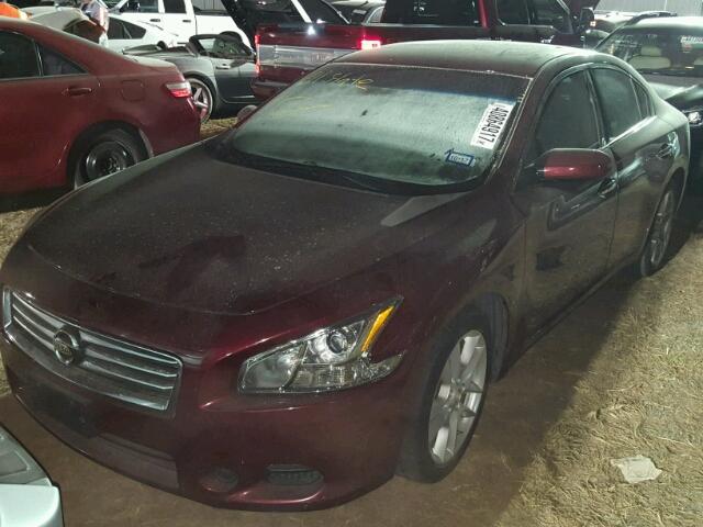 1N4AA5AP1CC834863 - 2012 NISSAN MAXIMA MAROON photo 2