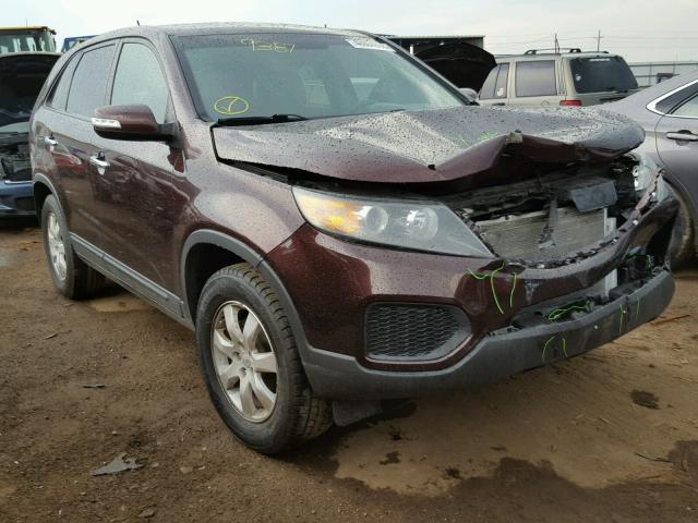 5XYKT3A10CG262415 - 2012 KIA SORENTO BA MAROON photo 1