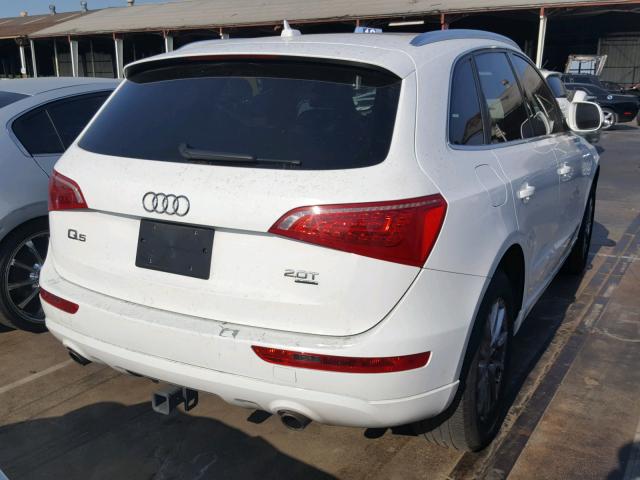 WA1LFAFP9CA106722 - 2012 AUDI Q5 PREMIUM WHITE photo 4