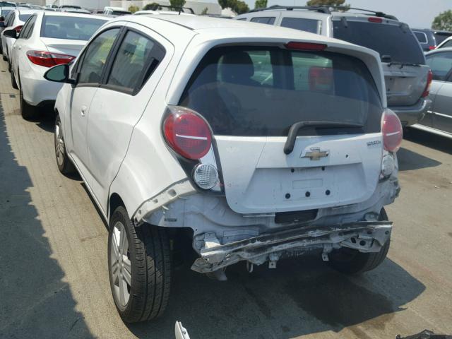 KL8CD6S94EC533726 - 2014 CHEVROLET SPARK 1LT WHITE photo 3