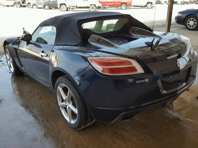 1G8MF35X08Y127362 - 2008 SATURN SKY REDLIN BLUE photo 3