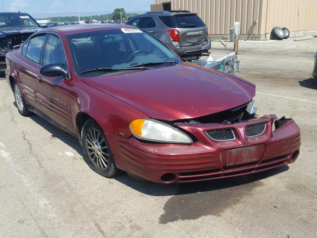 1G2NF52E51M655165 - 2001 PONTIAC GRAND AM S Bordo foto 1