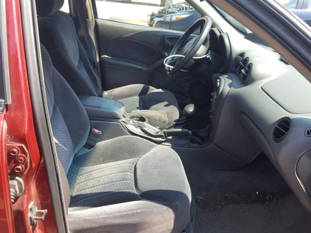 1G2NF52E51M655165 - 2001 PONTIAC GRAND AM S Bordo foto 5