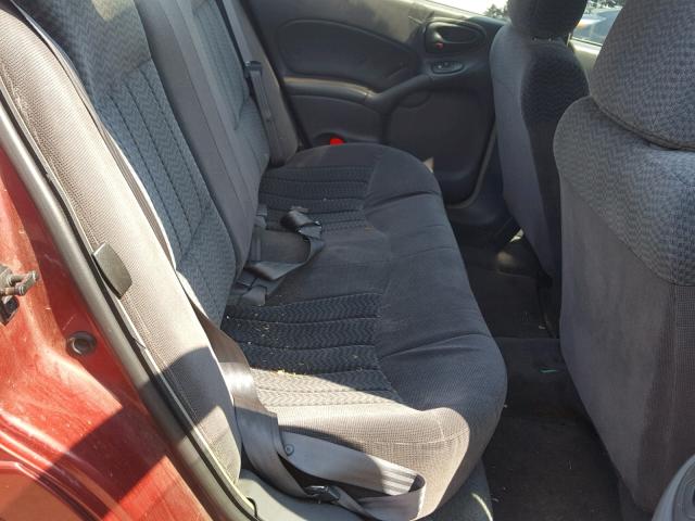 1G2NF52E51M655165 - 2001 PONTIAC GRAND AM S Bordo foto 6