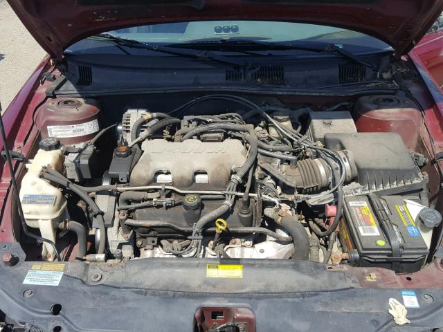 1G2NF52E51M655165 - 2001 PONTIAC GRAND AM S Bordo foto 7