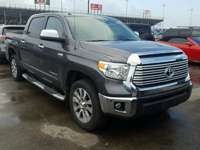 5TFFW5F11GX205818 - 2016 TOYOTA TUNDRA CRE GRAY photo 1