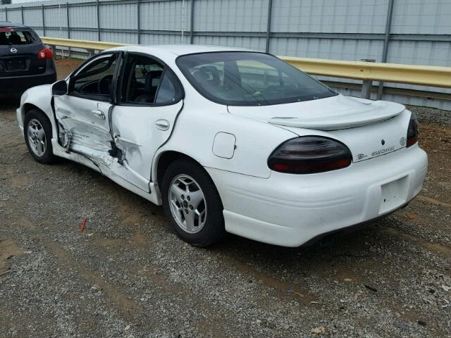 1G2WP52K91F121324 - 2001 PONTIAC GRAND PRIX WHITE photo 3