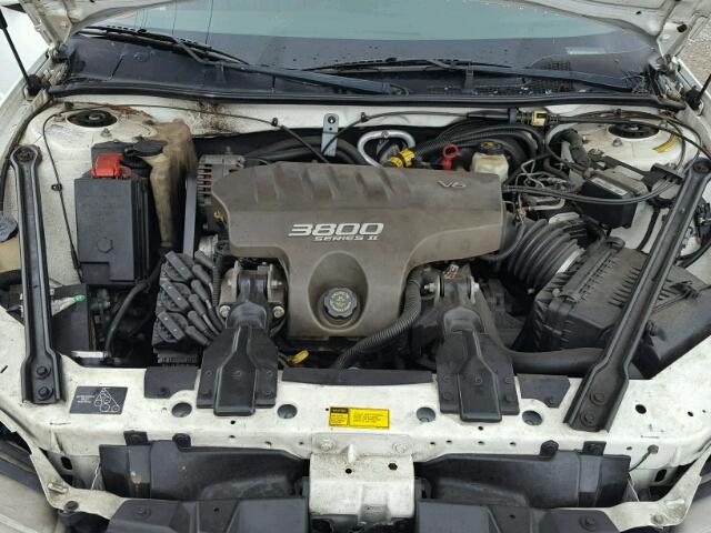 1G2WP52K91F121324 - 2001 PONTIAC GRAND PRIX WHITE photo 7